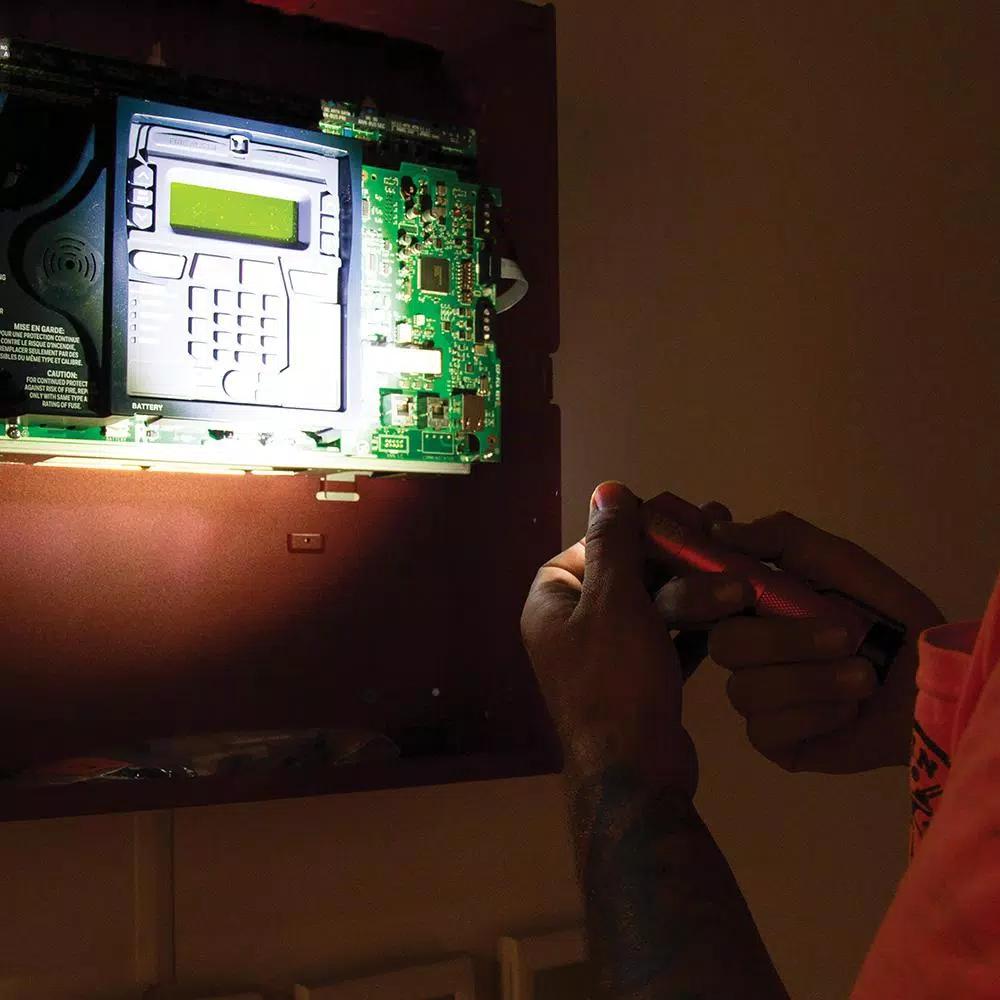 Klein Tools 2-Piece Rechargeable Flashlight and Headlamp Set with Laser