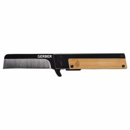 Gerber Quadrant 2.7 in. Straight Edge Sheepsfoot Pocket Knife with Bamboo Handle thumbnail 1