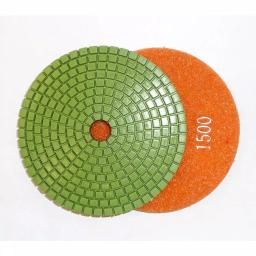 Unbranded JHX 4 in. Wet Diamond Polishing Pad Set for Granite and Concrete with Semi-Rigid Back Holder (7-Piece) thumbnail 9