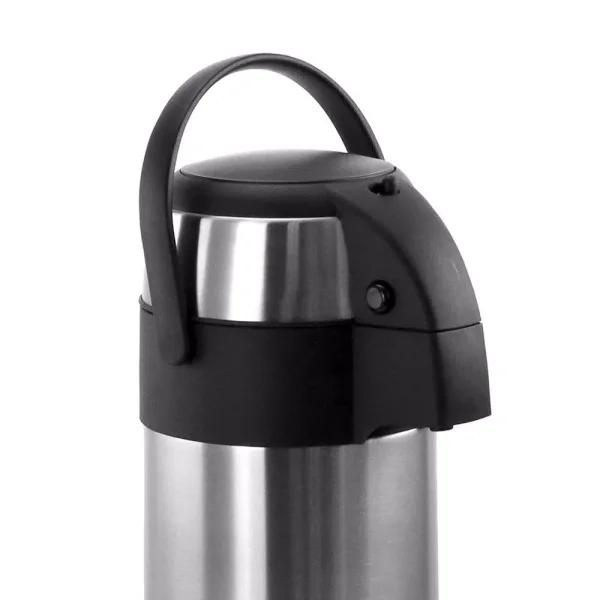 MegaChef 3L Stainless Steel Airpot Hot Water Dispenser, Double Insulated Beverage Server
