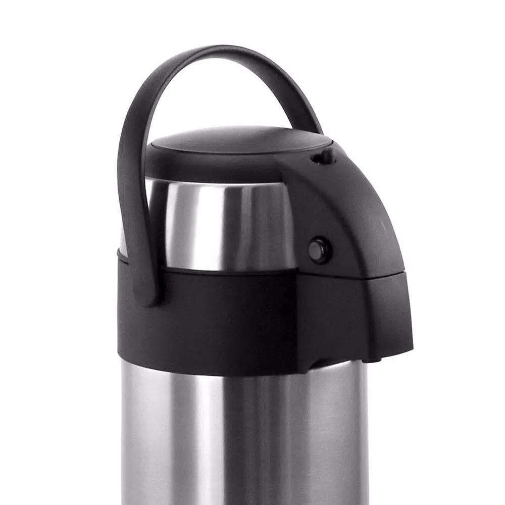 MegaChef 3L Stainless Steel Airpot Hot Water Dispenser, Double Insulated Beverage Server