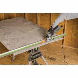Genesis GPCS535K 3-1/2 in. 5.8 Amp Compact Plunge Circular Saw Kit with Laser and Accessories thumbnail 6