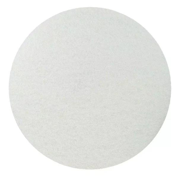 Quickie 17 in. Light Duty Floor Polishing Pad, White