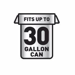 Glad ForceFlexPlus 30 Gallon Black Drawstring Trash Bags, Heavy Duty, 70 Count thumbnail 3