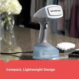 BLACK+DECKER Advanced Handheld Garment Steamer, 1400W, Gray thumbnail 7