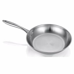 Ozeri Earth Pan 10 in. 3-Ply Stainless Steel Frying Pan, Restaurant Edition thumbnail 8