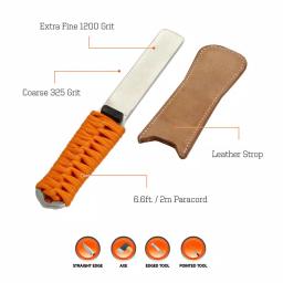 Sharpal 181N Bodyguard Dual-Grit Diamond Knife Sharpener with Leather Strop thumbnail 3