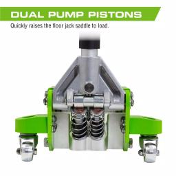 Arcan ALJ2TW 2-Ton Aluminum Floor Jack, Lightweight Service Jack with Dual Pump Pistons thumbnail 4