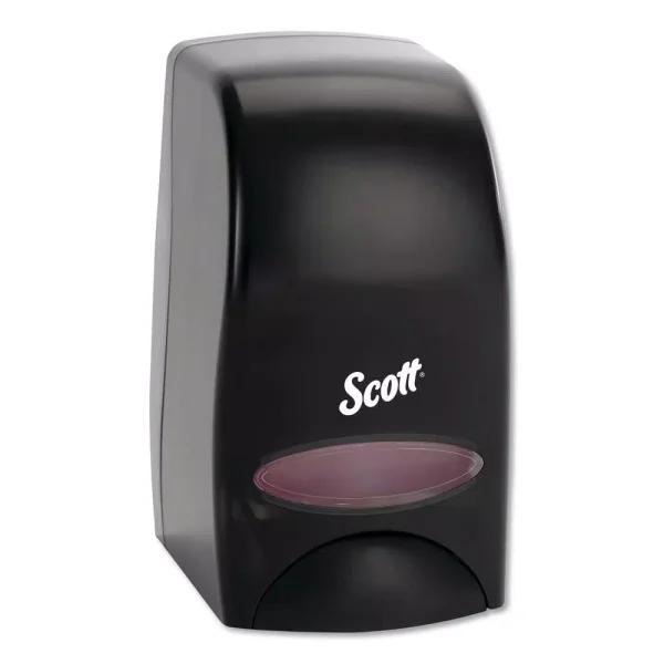 Scott 1000 ml Black Essential Manual Liquid Skin Care Dispenser