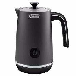 DeLonghi De'Longhi EMF1BK Electric Milk Frother, Matte Black Metal, Hot and Cold Frothing thumbnail 1
