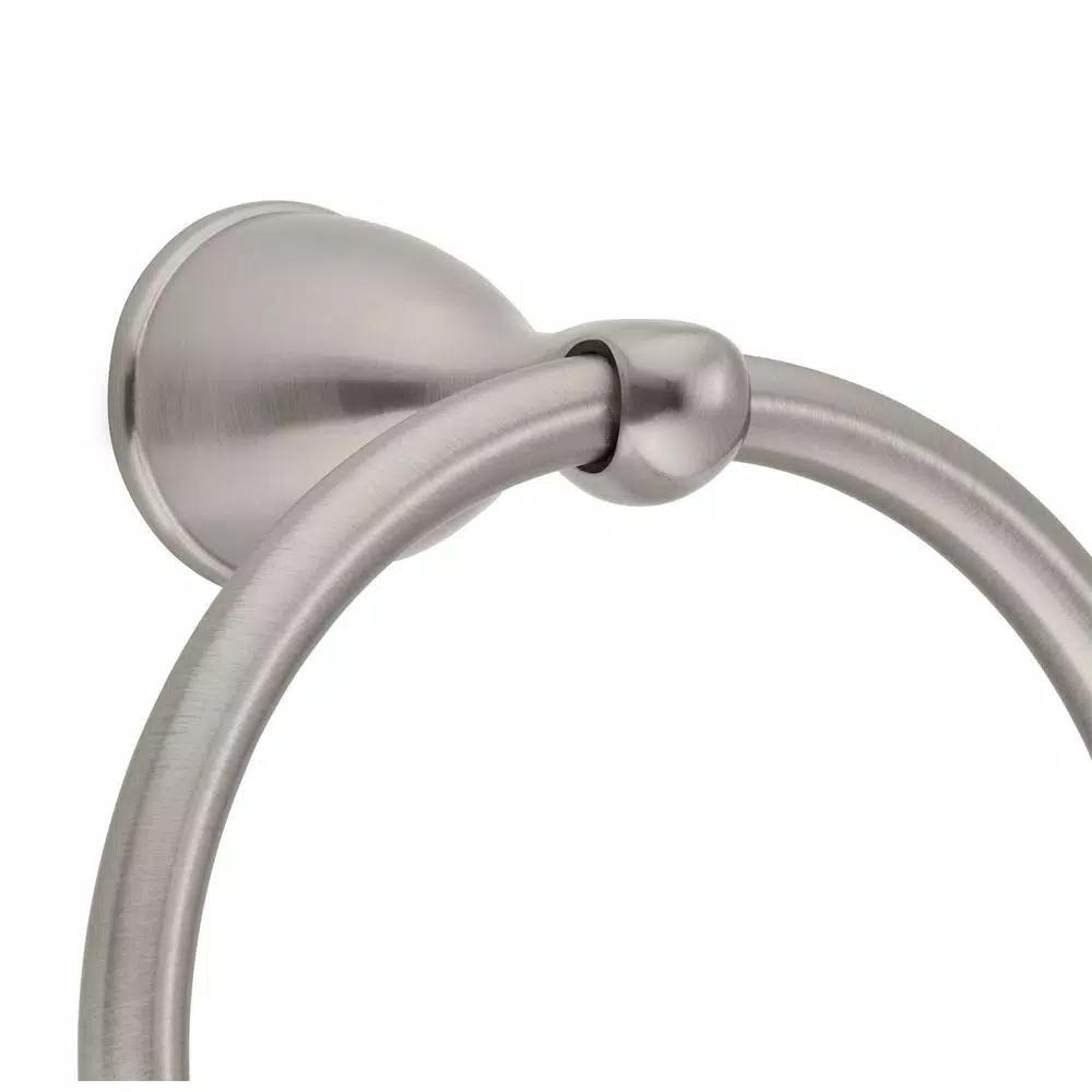 Glacier Bay Builders Spot Free Towel Ring, Brushed Nickel