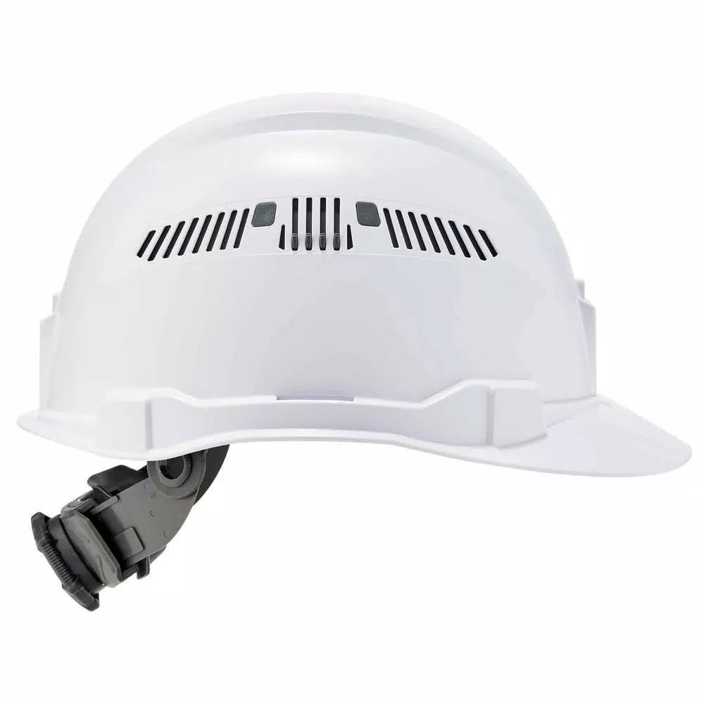 Ergodyne Skullerz 8972 Class C Vented Cap Style Hard Hat with Ratchet Suspension - White