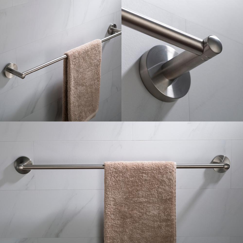 Kraus Elie 24 in. Single Towel Bar, Brushed Nickel