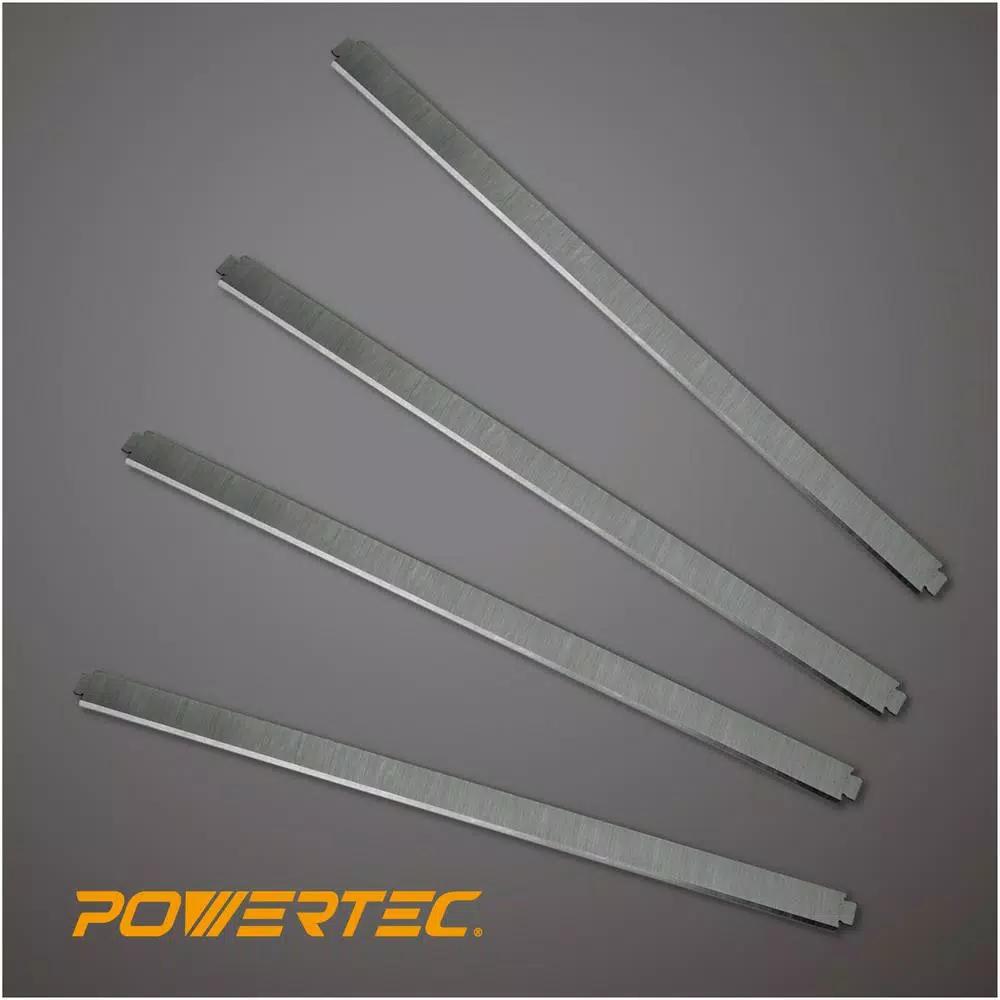 POWERTEC 13 in. High-Speed Steel Planer Knives for Ryobi AP1301 (2-Sets, 4-Knives Total)