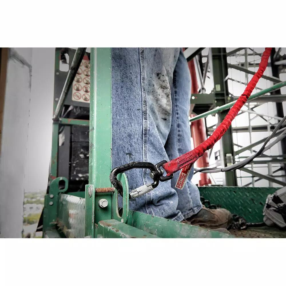 Milwaukee 10 lb. 72 in. Extended Reach Locking Tool Lanyard, Red