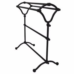 Kingston Brass Oil Rubbed Bronze Pedestal Y-Type Towel Rack, Freestanding Stainless Steel thumbnail 1