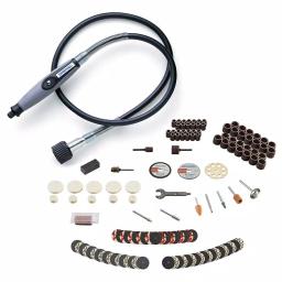 Dremel 130-Piece Rotary Tool Accessory Kit with 36 in. Flex-Shaft Attachment thumbnail 1