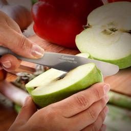 Gibson Home Classic Profile 36-Piece Stainless Steel Dinner Knife Set, Silver thumbnail 4