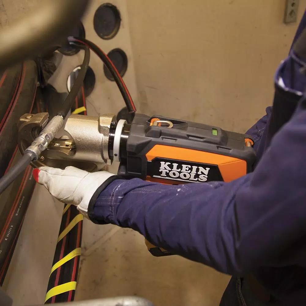 Klein Tools DEWALT 20V MAX Cordless 12-Ton Battery-Operated Crimper with Case