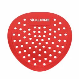 Alpine Industries Cherry Flat Anti-Splash Urinal Screen, 10-Pack thumbnail 1