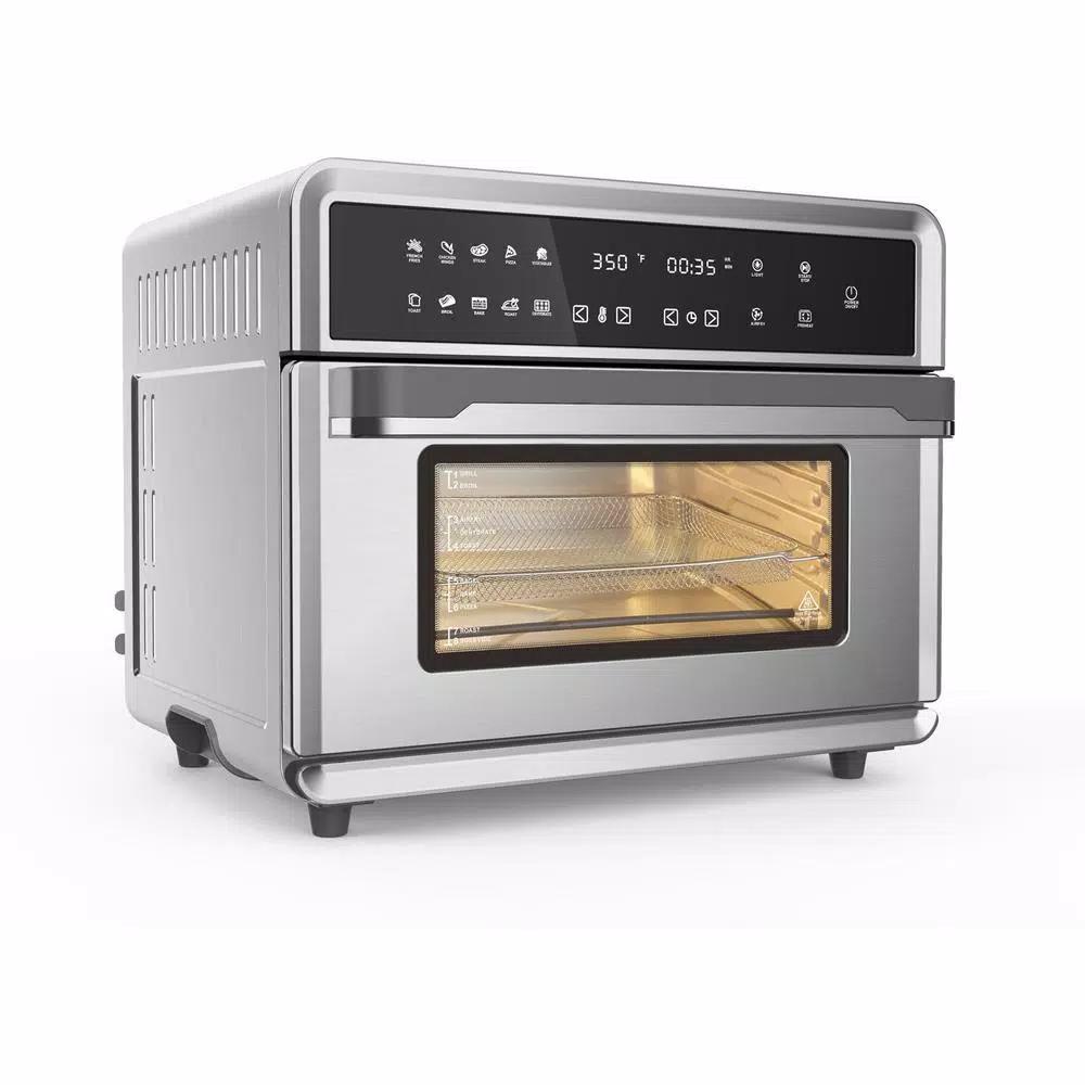 Caso Design 26 Qt. Stainless Steel Air Fryer Toaster Oven with 9-in-1 Functions