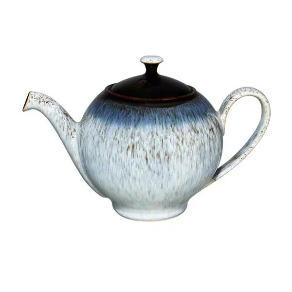 Denby Halo Teapot - Handcrafted Ceramic Serveware, 2.25 Pints