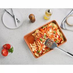 Gotham Steel 9 x 13 in. Ti-Ceramic Non-Stick Aluminum Rectangle Baking Pan thumbnail 3