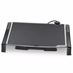 Presto Tilt and Fold 254 sq. in. Black Electric Griddle with Temperature Sensor and Nonstick Surface thumbnail 1