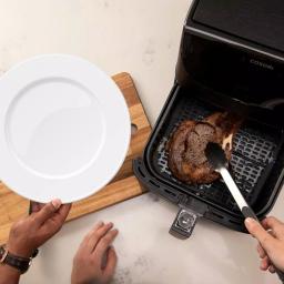 Cosori 5.8 Qt. Smart Air Fryer with Skewer Rack, WiFi & Alexa Compatible, Black thumbnail 5
