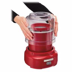 Hamilton Beach 1.5 Quart Ice Cream Maker, Red Countertop Frozen Dessert Machine thumbnail 4