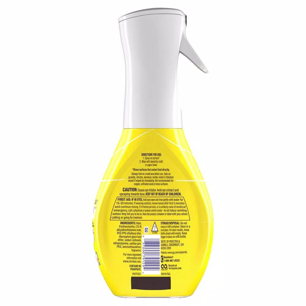 Mr. Clean Clean Freak Multi-Surface Deep Cleaning Mist Spray, Lemon Zest, 16 oz