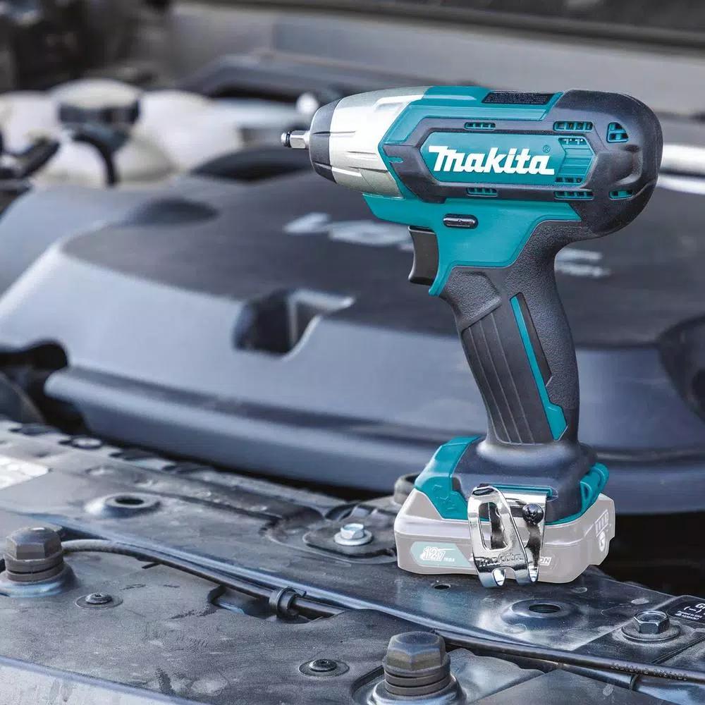 Makita 12V MAX CXT 1/4 in. Sq. Drive Cordless Impact Wrench with 4.0Ah Battery