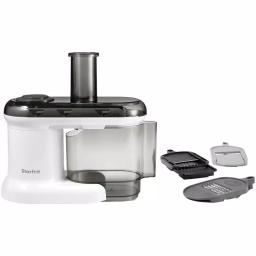 Starfrit Electric Mandoline Slicer, 7-in-1 Vegetable and Fruit Slicer, White thumbnail 1