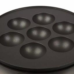 CucinaPro 800W Electric Ebelskiver Maker, Non-Stick Danish Pancake Pan thumbnail 2