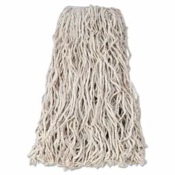 Rubbermaid Commercial Products Rubbermaid Commercial Value-Pro 24 oz. Cut-End Cotton Wet Mop Head, White (12/Carton) thumbnail 1
