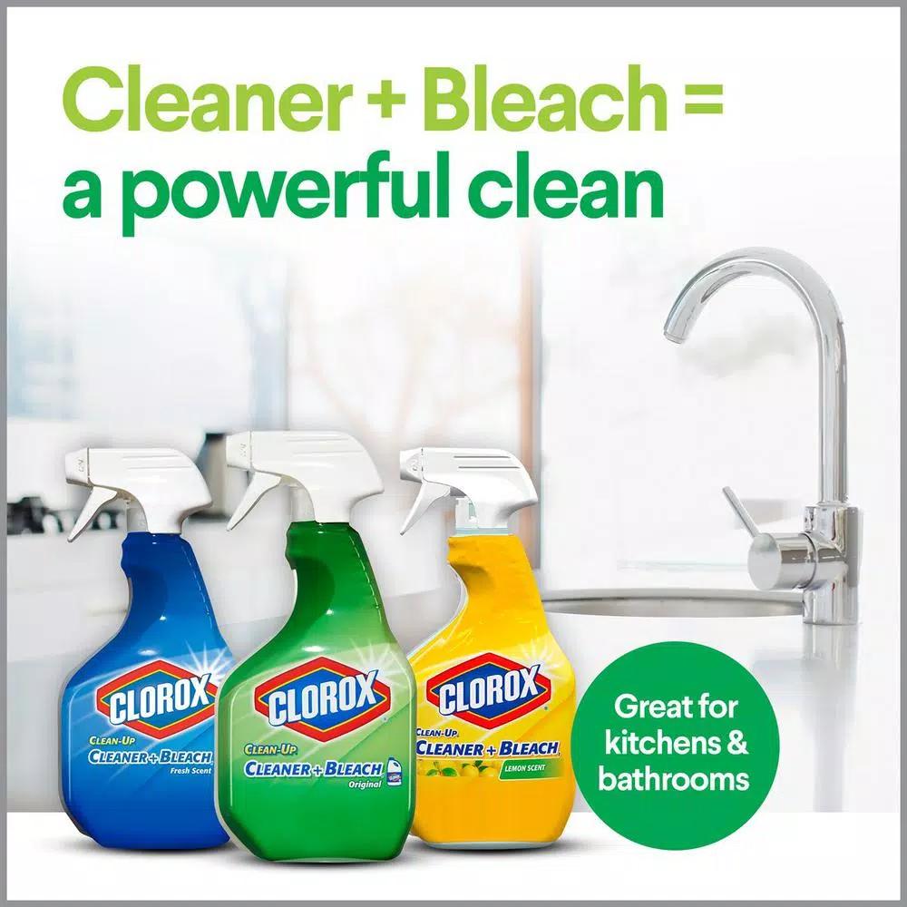 Clorox Clean-Up All-Purpose Bleach Spray Cleaner, Fresh Scent, 32 oz. (2-Pack)