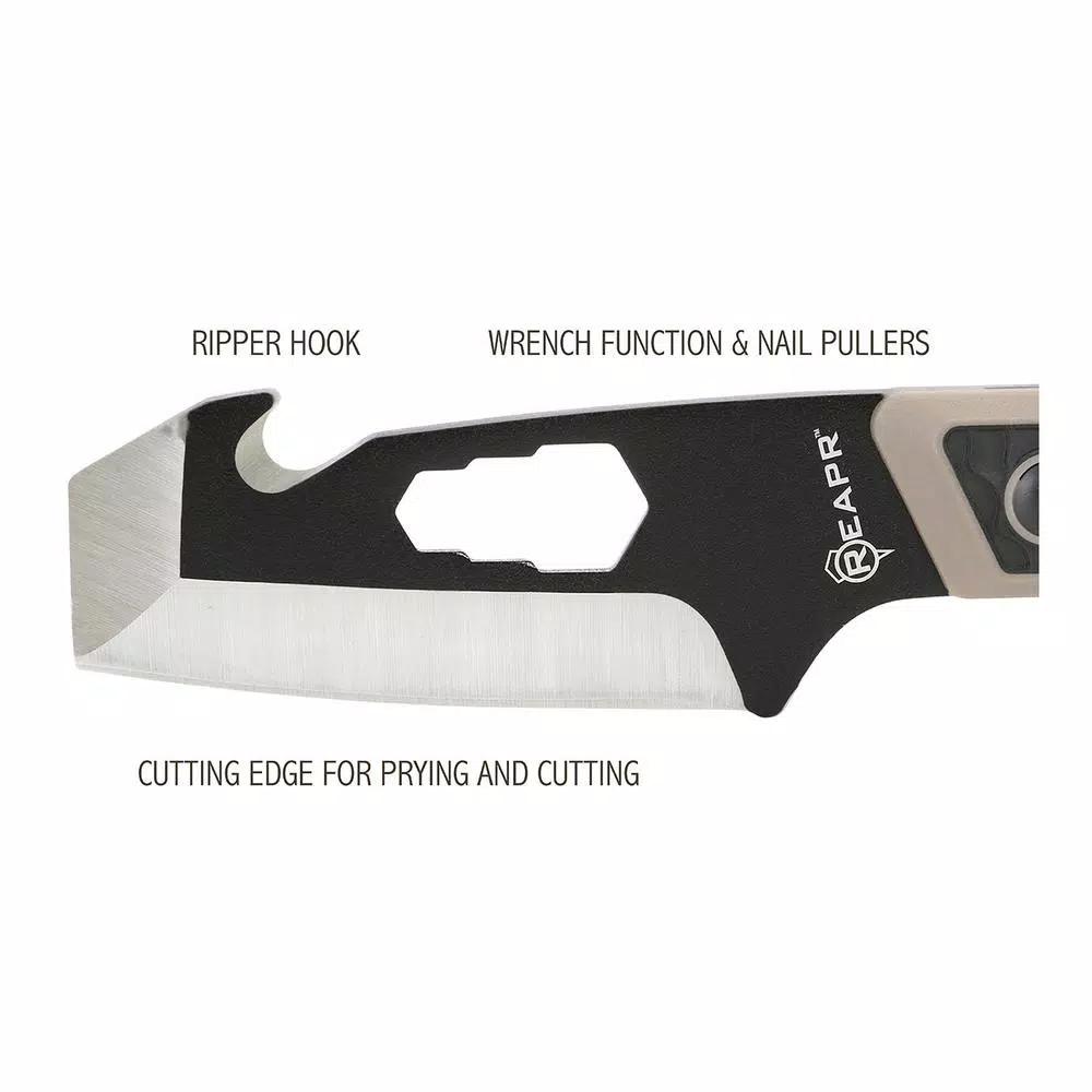 Sheffield REAPR Versa TAC Pry Bar with 3.5 in. Blade and Multi-Tool Head