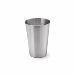Outset 16 oz. Stainless Steel Beer Cup Set, Set of 4 Reusable Pint Glasses thumbnail 5