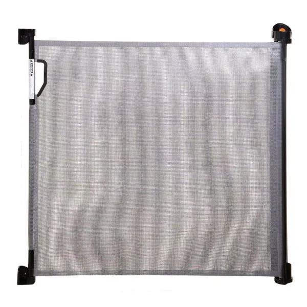 Dreambaby Retractable Indoor/Outdoor Safety Gate, Grey, Fits Up to 55 in. Wide