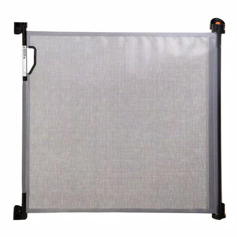 Dreambaby Retractable Indoor/Outdoor Safety Gate, Grey, Fits Up to 55 in. Wide