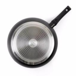 Oster Cuisine Bissett 12 in. Aluminum Nonstick Frying Pan, Black thumbnail 3