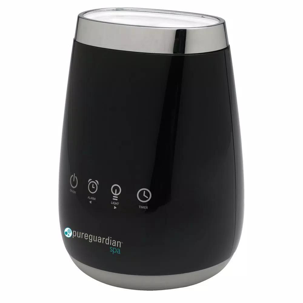 PureGuardian Deluxe Ultrasonic Essential Oil Diffuser with Alarm Clock and Night Light