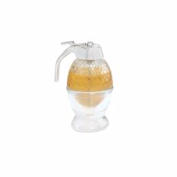 Fox Run Clear Glass Honey and Syrup Dispenser with Thumb Lever thumbnail 1