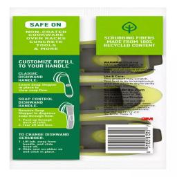 Scotch-Brite Heavy-Duty DishWand Scouring Pad Refills, Case of 12 thumbnail 3