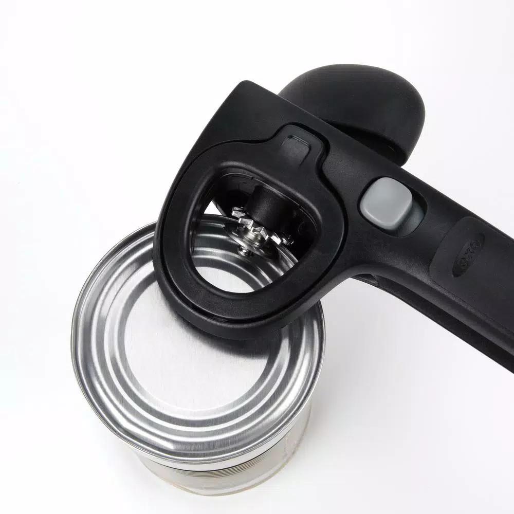 OXO Good Grips Locking Can Opener with Lid Catch, Black