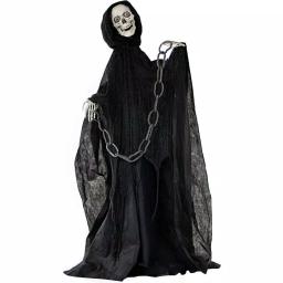 Haunted Hill Farm 5 ft. Talking Animatronic Skeleton Halloween Prop thumbnail 9