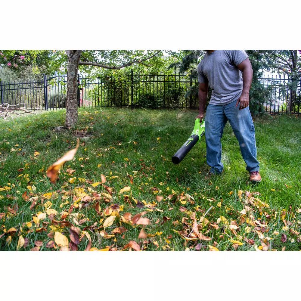 Greenworks 24V Cordless Handheld Leaf Blower, 320 CFM, 90 MPH, Tool Only