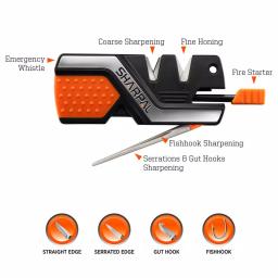 Sharpal 101N 6-in-1 Knife Sharpener and Survival Tool thumbnail 2