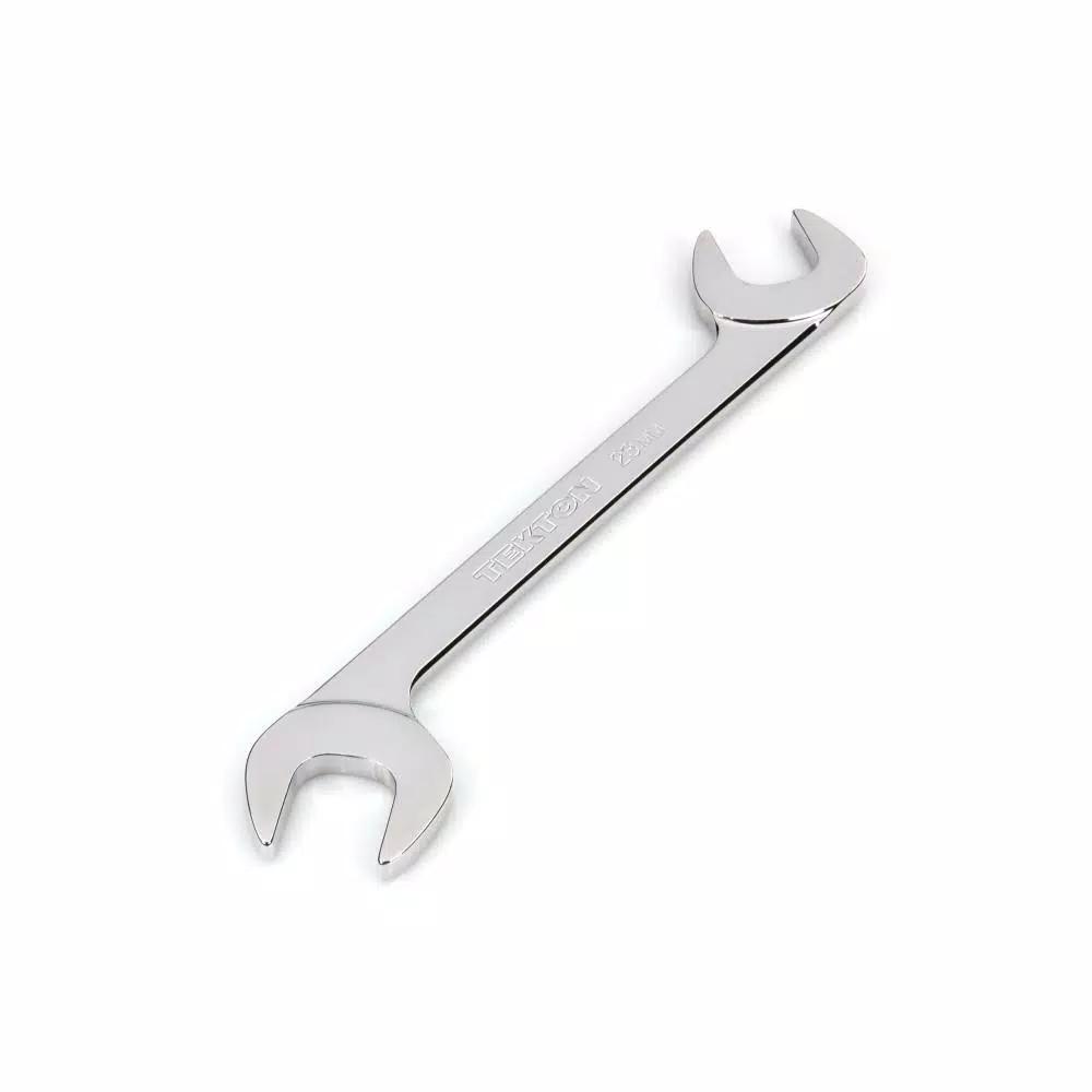 TEKTON 23 mm Angle Head Double Open End Wrench, 60° Offset