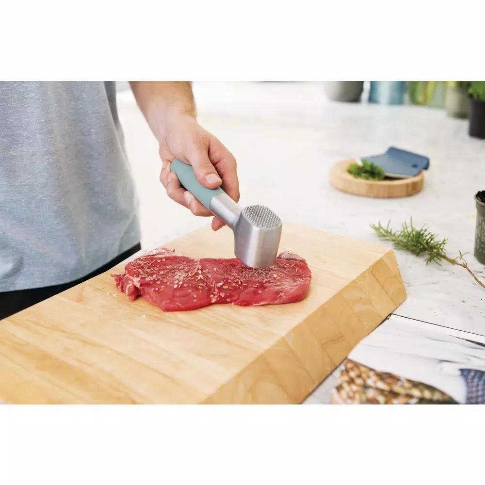 BergHOFF Leo Collection Cast Aluminum Meat Tenderizer Hammer with Soft-Grip Handle